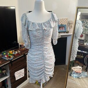 ASTR flower dress blue size S looks new